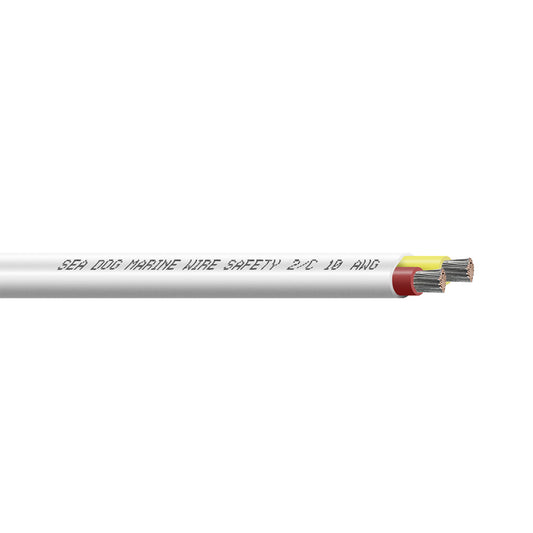 SeaDog 102 AWG Flat Duplex Safety Wire  RedYellow  25 8010220