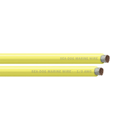 SeaDog 10 AWG Yellow Battery Cable  250 8011035