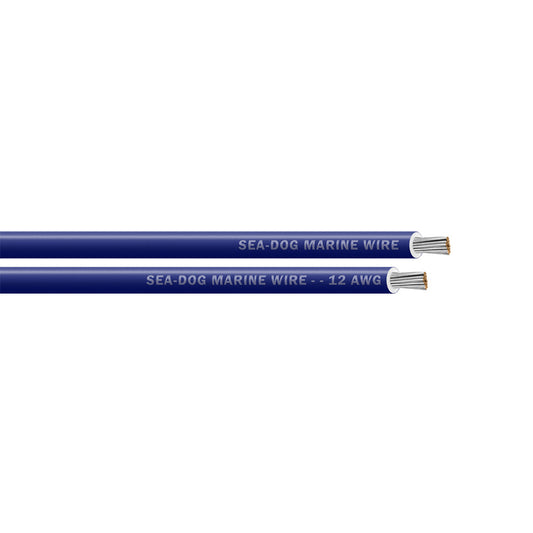 SeaDog 12 AWG Dark Blue Primary Wire  1000 8012069