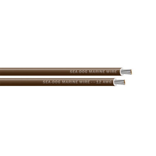 SeaDog 12 AWG Brown Primary Wire  25 8012070