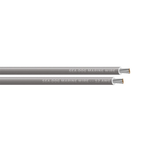 SeaDog 12 AWG Grey Primary Wire  1000 8012119