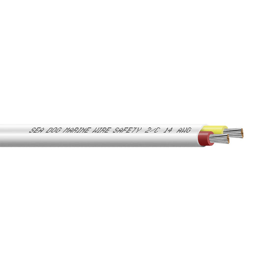 SeaDog 142 AWG Duplex Safety Wire  RedYellow  25 8014220