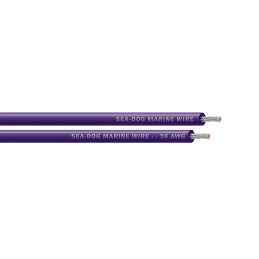 SeaDog 16 AWG Purple Primary Wire  500 8016107