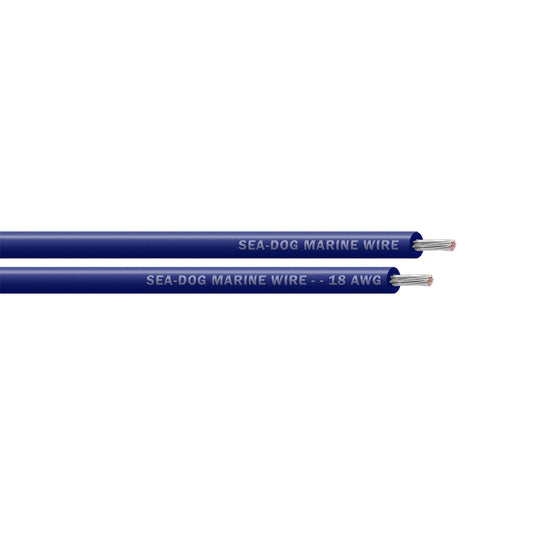 SeaDog 18 AWG Dark Blue Primary Wire  25 8018060