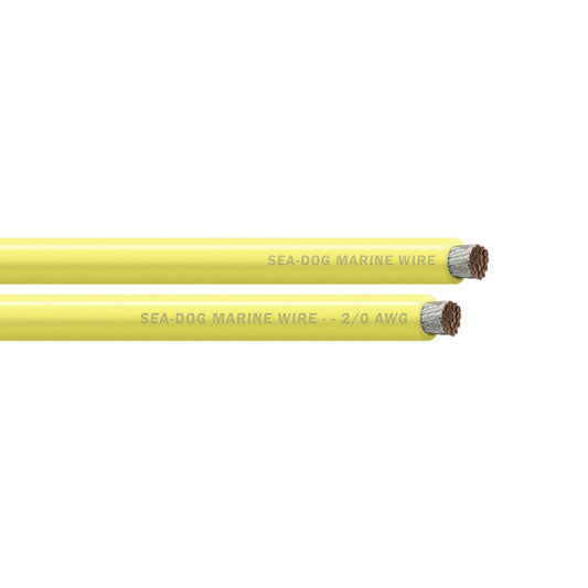 SeaDog 20 AWG Yellow Battery Cable  50 8021031