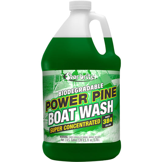 Star brite Power Pine Boat Wash  Concentrated Marine Grade Formula  1 Gallon 93700