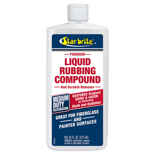 Star brite Liquid Rubbing Compound fMedium Oxidation  16 oz 81316