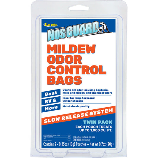 Star brite NosGUARD Mildew Odor Control Bags Slow Release System  2Pack 89950