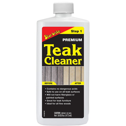 Star brite Premium Outdoor Teak Cleaner  Step 1  16 oz 81416