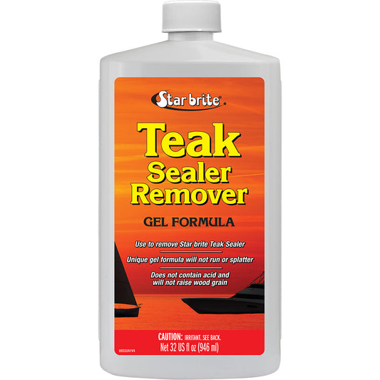 Star brite Teak Sealer Remover  Gel Formula  Citrus Scent  32 oz 89332