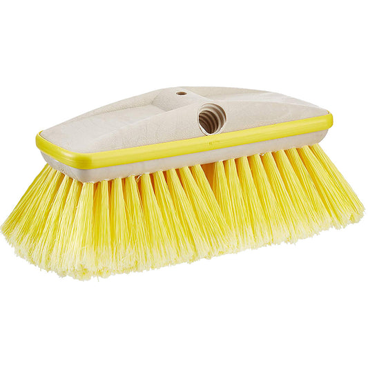 Star brite Deluxe Yellow Soft Wash 8 Brush Head wBumper  Dual Connections 40161