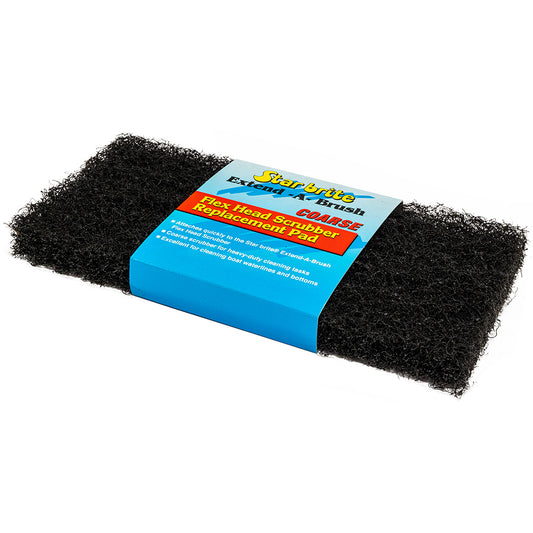 Star brite Large Scrub Black Heavy Duty Pad  Coarse Texture 40127