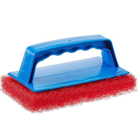 Star brite Medium Red Scrub Pad wInterchangeable Handle 40130