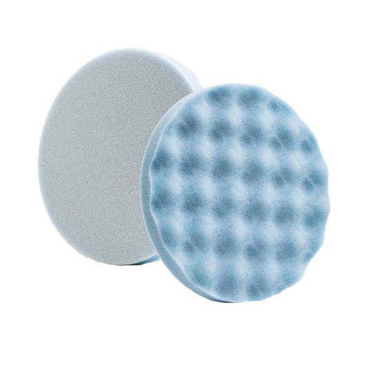 Lake Country Blue Waffle Pro Finessing Foam Pad 8 x 1 12 2PK WP92800LC