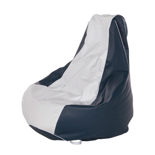 Taylor Made Marine Bean Bag Chair  WhiteNavy 81004