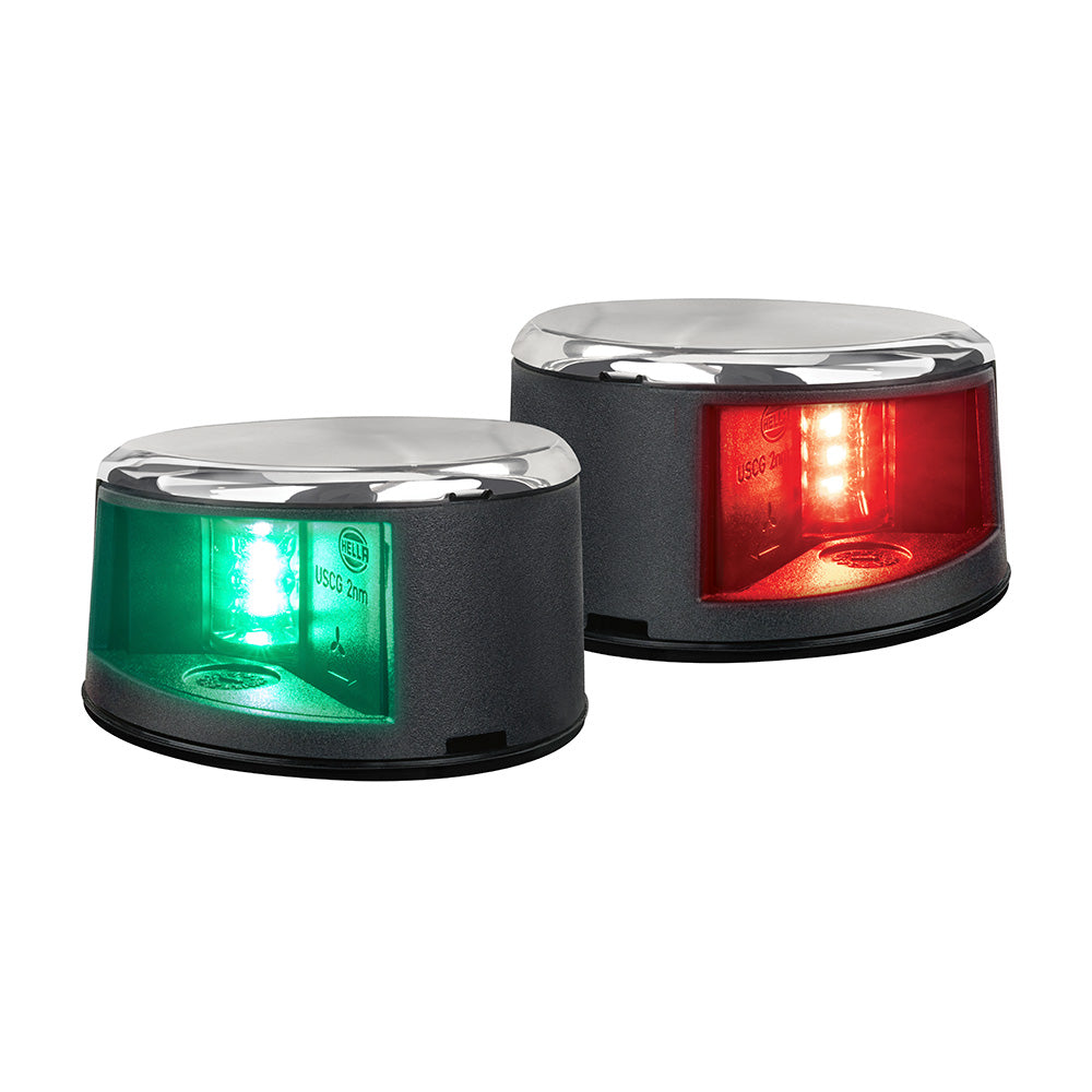 Hella Marine NaviLED Gen II PortStarboard Deck Mount Navigation Lamps  Stainless Steel 017910821