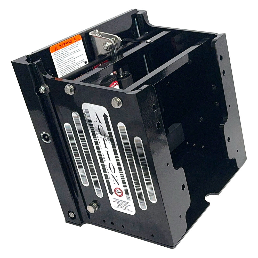 Bobs Machine 10 Setback Action Series Hydraulic Jack Plate  Gloss Black 100111000PPCGBLKNOSPNNG
