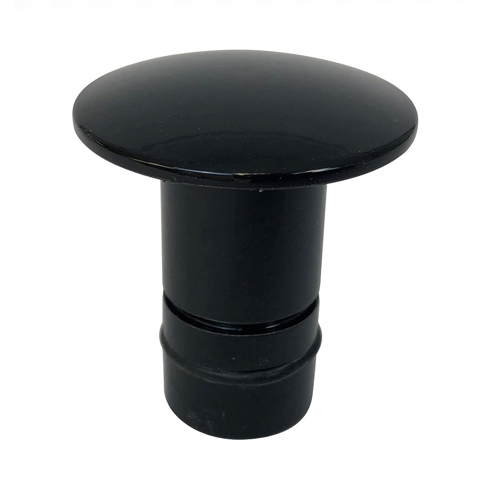 Bobs Machine Deck Plug  Pedestal Seat Plug 075 Hole Black 311000002PCGBLK