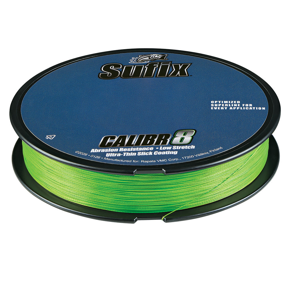 Sufix Calibr8 Braid 150yds 80lb  Neon Lime 694080L