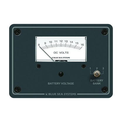 Blue Sea 8015 DC Analog Voltmeter wPanel 8015