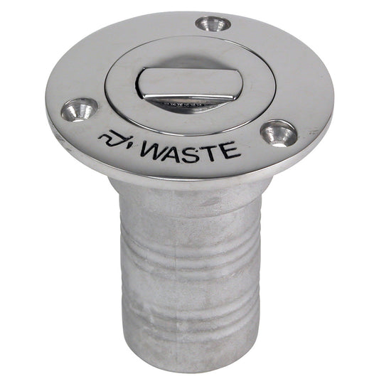 Whitecap Bluewater Push Up Deck Fill  112 Hose  Waste 6996CBLUE