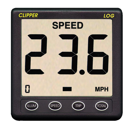 Clipper Speed Log Instrument wTransducer  Cover CLS