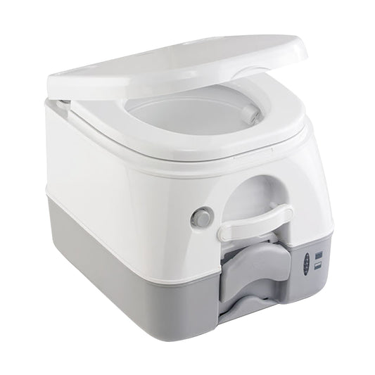Dometic 974 Portable Toilet wMounting Brackets 26 Gallon  Grey 301097406