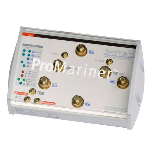 ProMariner ProIsoCharge Battery Isolator 130Amp 2Alt 4Bat  12V 23127