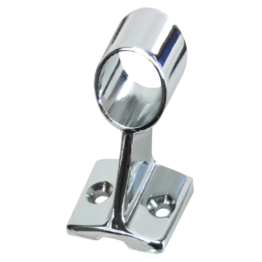 Whitecap Center Handrail Stanchion  316 Stainless Steel  78 Tube OD  2 10 Fasteners 6079C