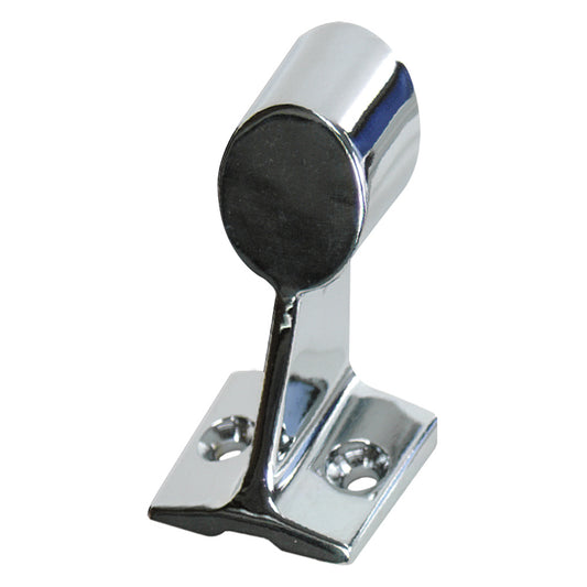 Whitecap Aft Handrail Stanchion  316 Stainless Steel  1 Tube OD 6181C