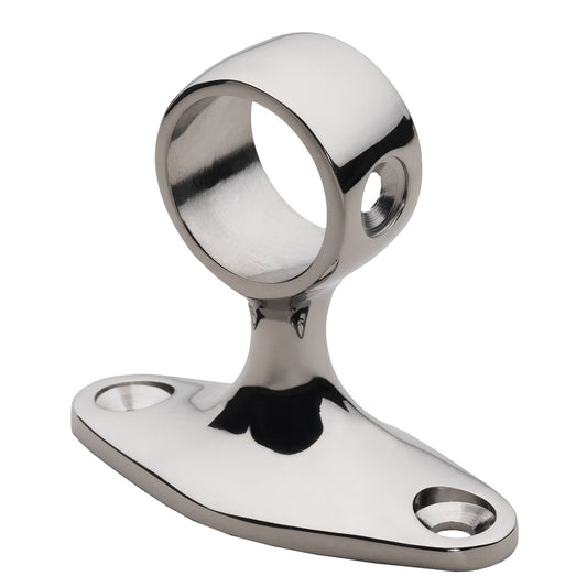 Whitecap 90 Degree Handrail Stanchion  Center  316 Stainless Steel  78 Tube OD 6279C