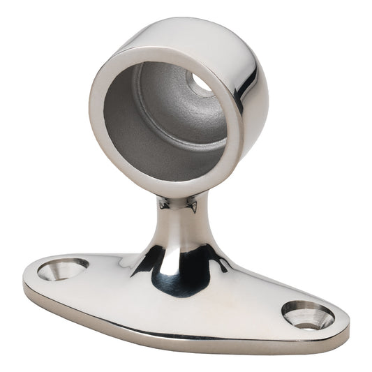 Whitecap 90 Degree Handrail Stanchion  End  316 Stainless Steel  78 Tube OD 6280C