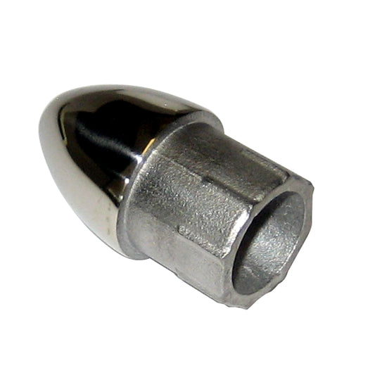 Whitecap Bullet End  316 Stainless Steel  78 Tube OD 6229C