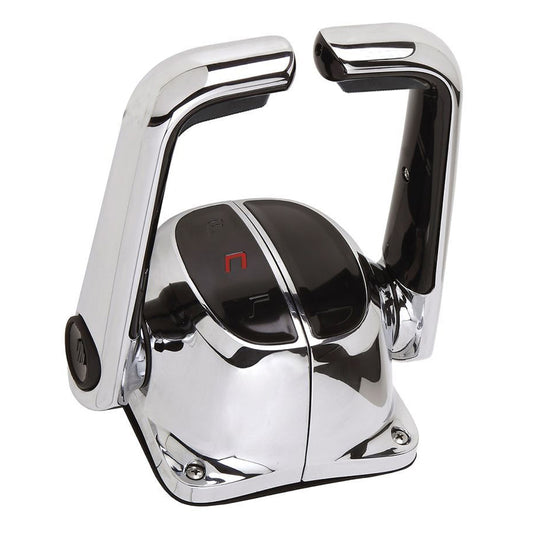 UflexTwin Lever Top Mount Control wNeutral Lock  No Trim Switch  Chrome B502CHL