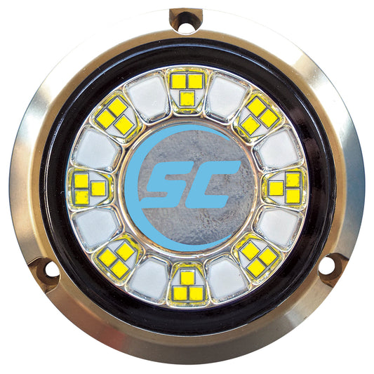 ShadowCaster SCR24 Bronze Underwater Light  24 LEDs  Bimini Blue SCR24BBBZ10