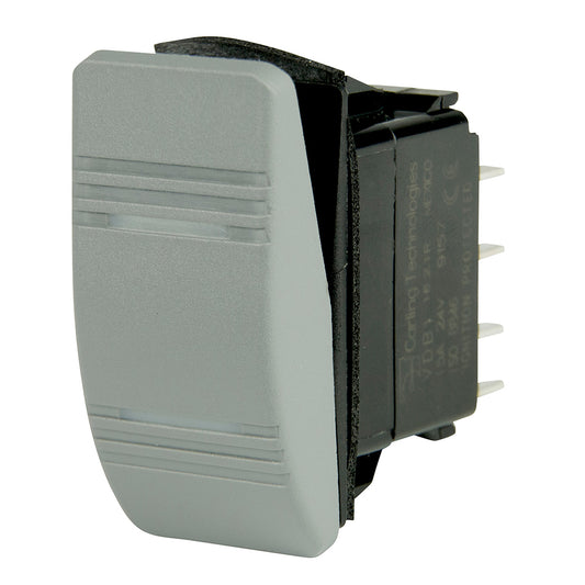 BEP DPDT Contura Switch  2Amber LEDs  Gray  ONON 1001812