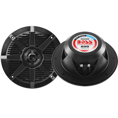 Boss Audio 65 MR62B Speaker  Black  200W MR62B