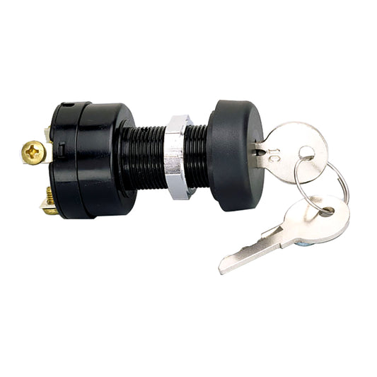 Cole Hersee 3 Position Plastic Body Ignition Switch M850BP