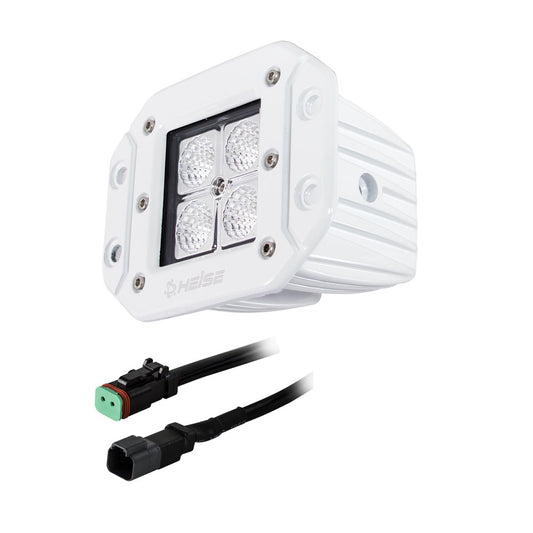 HEISE 4 LED Marine Cube Light  Flush Mount  3 HEMFMCL2