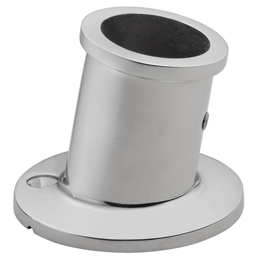 Whitecap TopMounted Flag Pole Socket  Stainless Steel  1 ID 6147