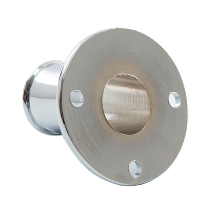 Whitecap TopMounted Flag Pole Socket CPBrass  34 ID S5001