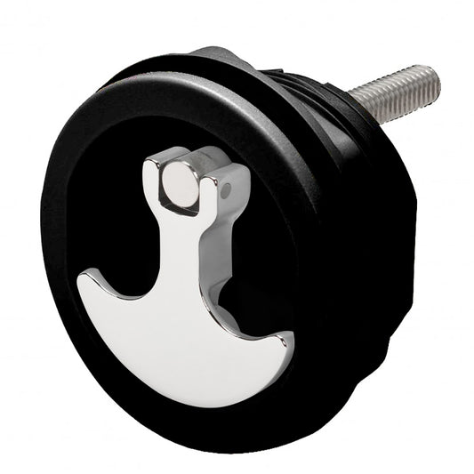 Whitecap Compression Handle CP ZamacBlack Nylon No Lock Fresh Water Use Only S1417BC