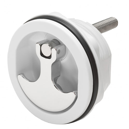Whitecap Compression Handle CP ZamacWhite Nylon No Lock Fresh Water Use Only S1417WC