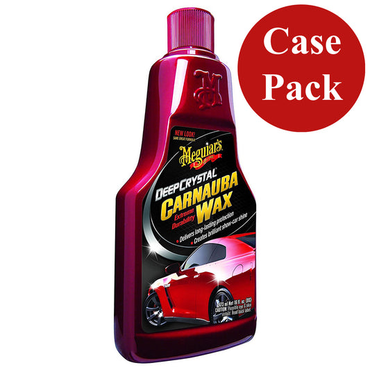 Meguiars Deep Crystal Carnauba Wax  16oz Case of 6 A2216CASE