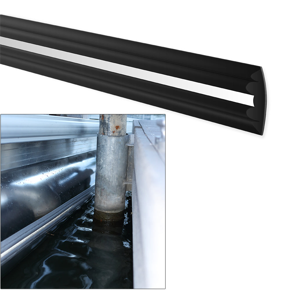 Megaware PontoonGuard  32 Kit  2 16 Guards fPontoon Up To 21  Black 30232