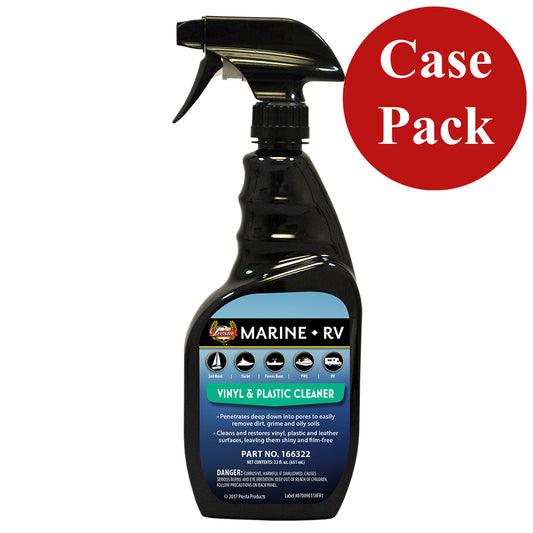 Presta Marine Vinyl  Plastic Cleaner  22oz  Case of 12 166322CASE