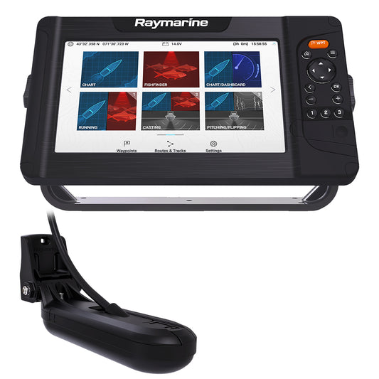 Raymarine Element 9 HV Combo wHV100 Transducer  Nav US  Canada Chart E7053405NAG