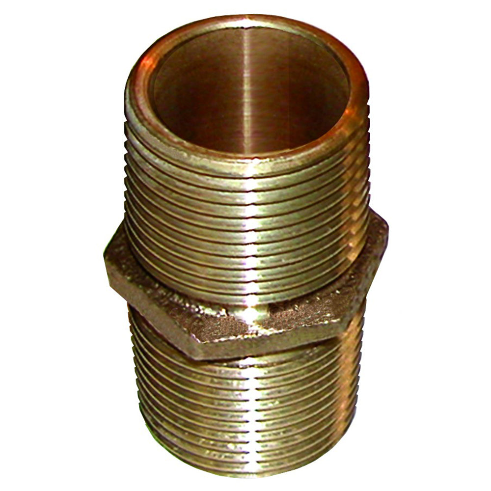 GROCO Bronze Pipe Nipple  34 NPT PN750