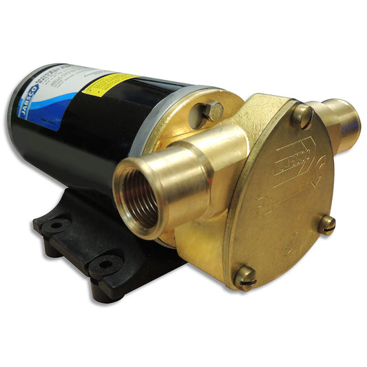 Jabsco Ballast King Bronze DC Pump wo Switch  15 GPM 226109007