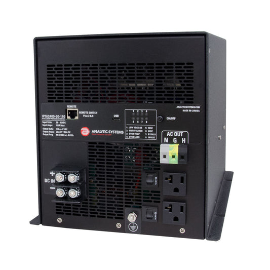 Analytic Systems AC Intelligent Pure Sine Wave Inverter 2400W 2040V In 110V Out IPSI240020110